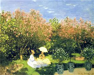 The Garden (1872) Claude Monet